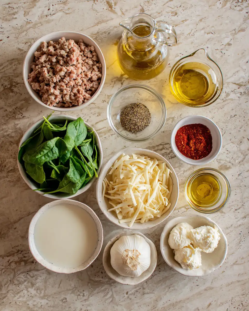 Ingredients for Indulge in Comfort: Creamy White Lasagna Soup to Warm Your Soul