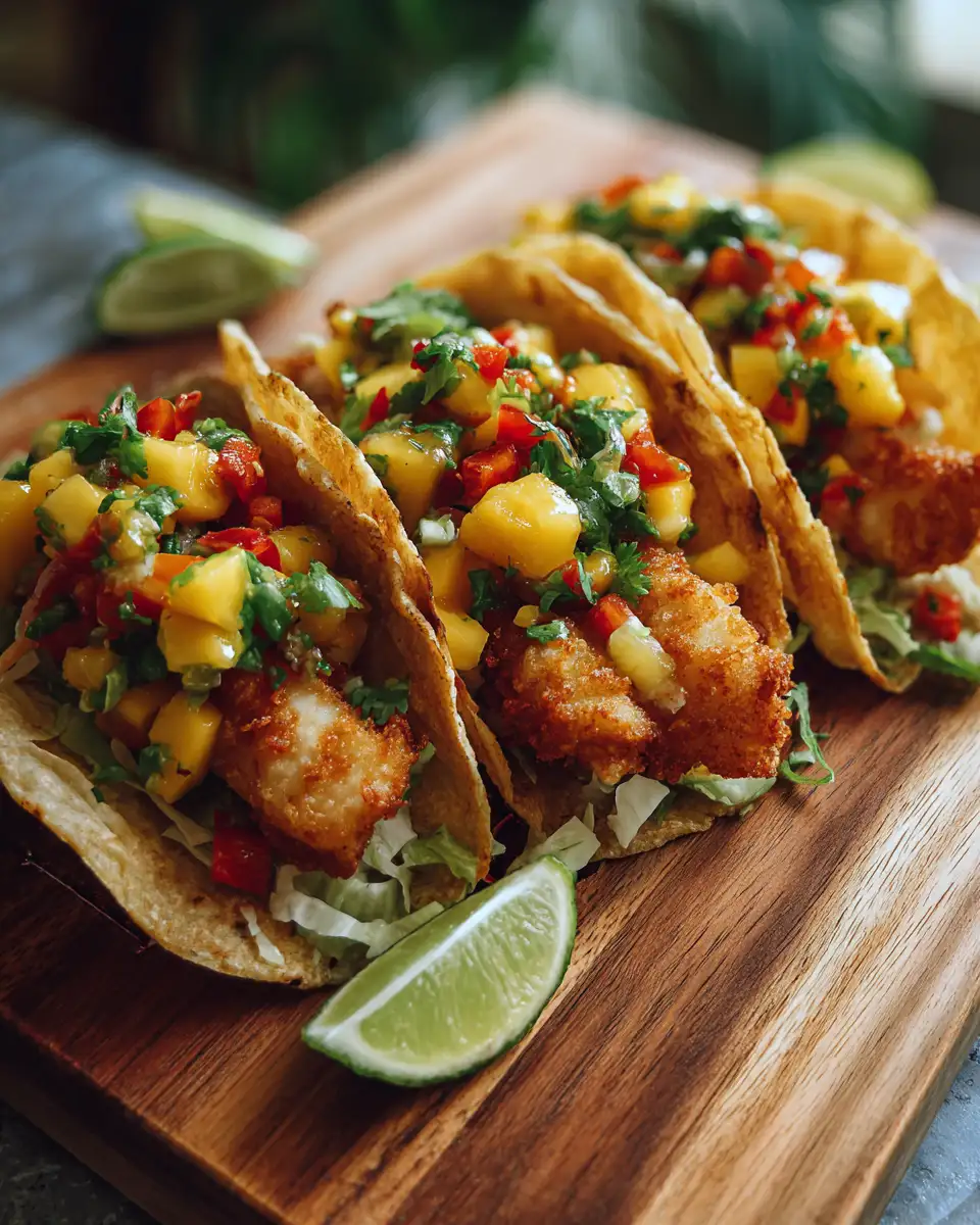 Crispy Fish Tacos with Mango Salsa: A Tropical Twist on Taco Night - Featured Image