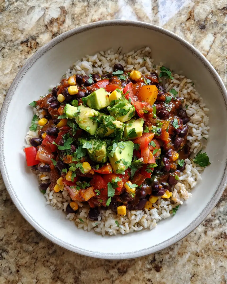 Final dish - Spice Up Your Meals with Flavorful Fiesta Black Bean Bowls