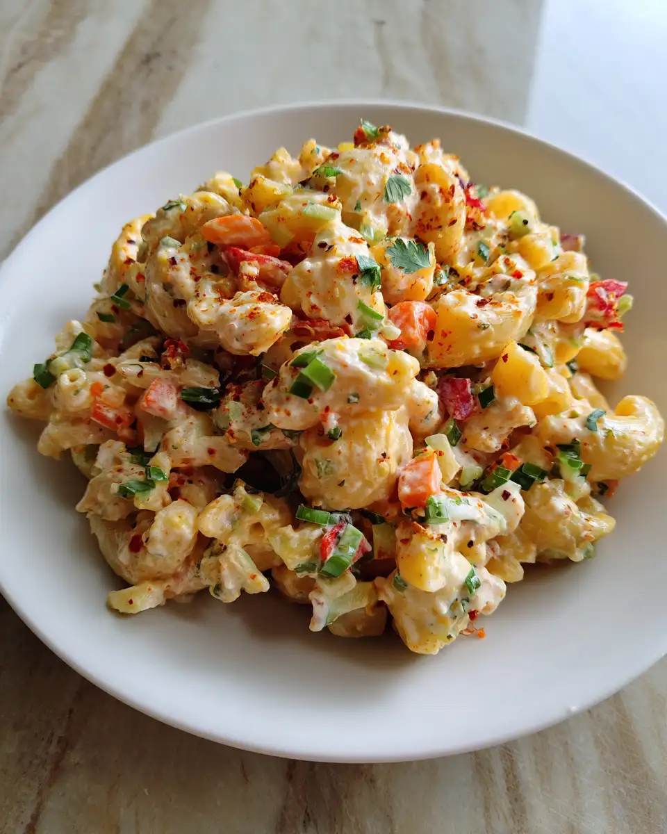 Final dish - Spice Up Your Summer with a Zesty Fiesta Macaroni Salad