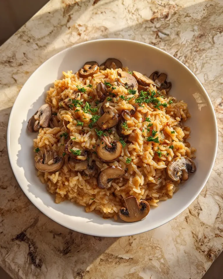 Savor the Flavor: Irresistible Garlic Butter Mushroom Rice Recipe - Featured Image
