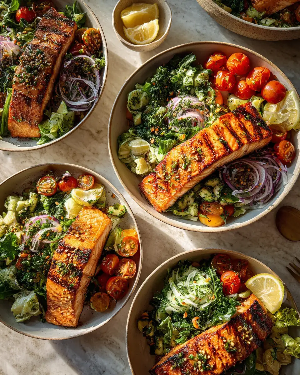 Savor the Flavor: Irresistible Garlic Butter Salmon Bowls - Featured Image