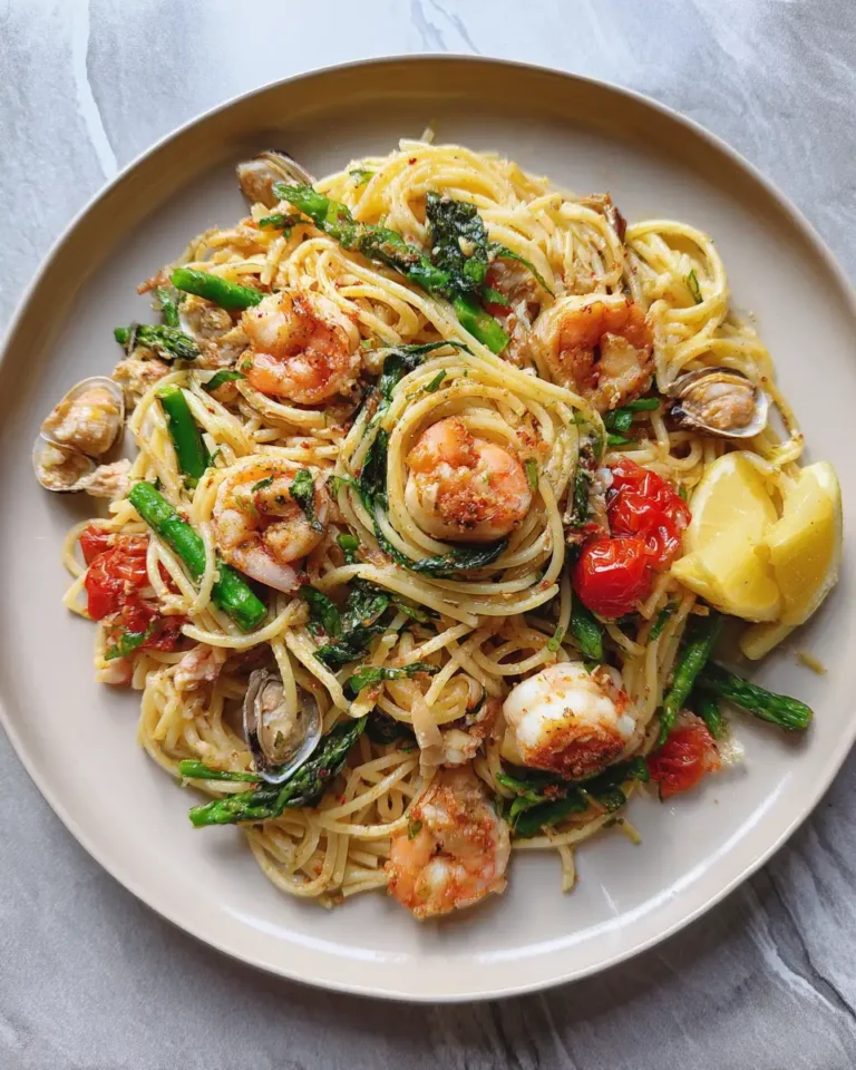 Dive into Decadence with Garlic Butter Seafood Pasta Delight - Featured Image