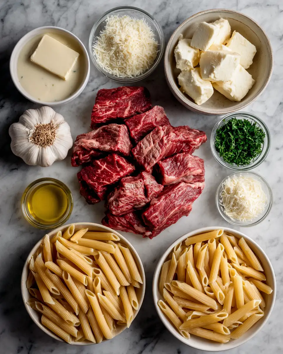 Savor the Flavor: Garlic Butter Steak Pasta Perfection 4 Ingredients for Savor the Flavor: Garlic Butter Steak Pasta Perfection