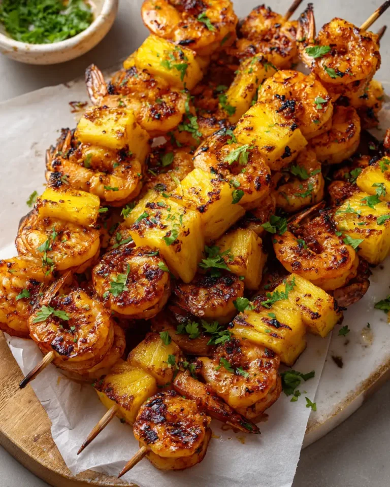 Tantalize Your Taste Buds with Grilled Pineapple Shrimp Skewers - Featured Image