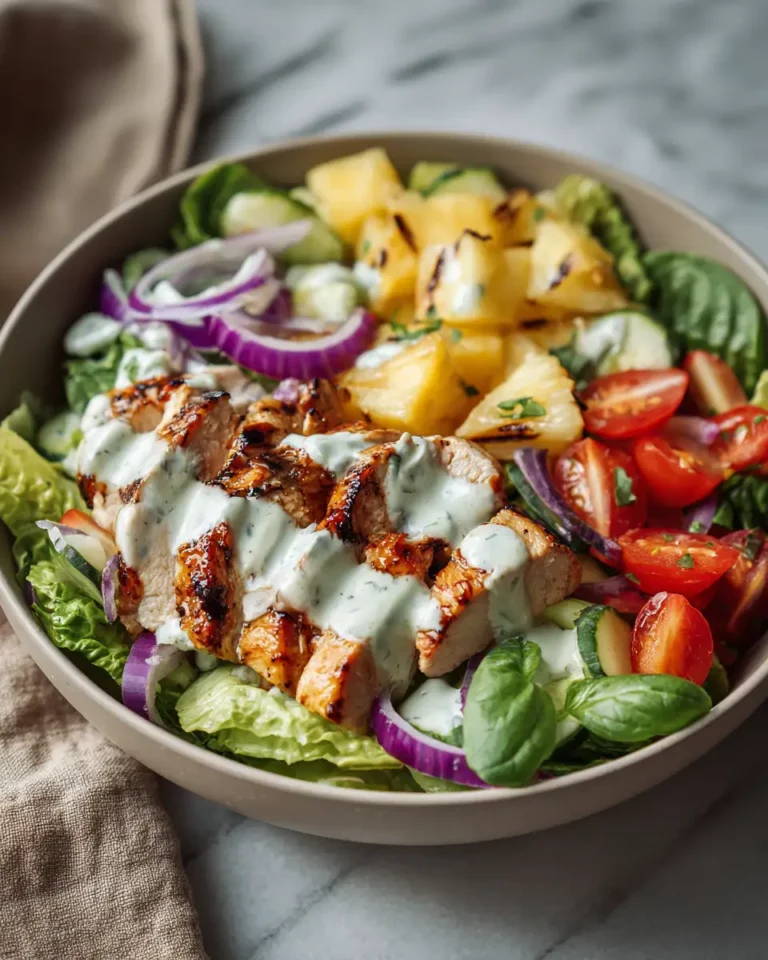 Tropical Bliss Bowl Hawaiian Chicken Salad Adventure - Featured Image