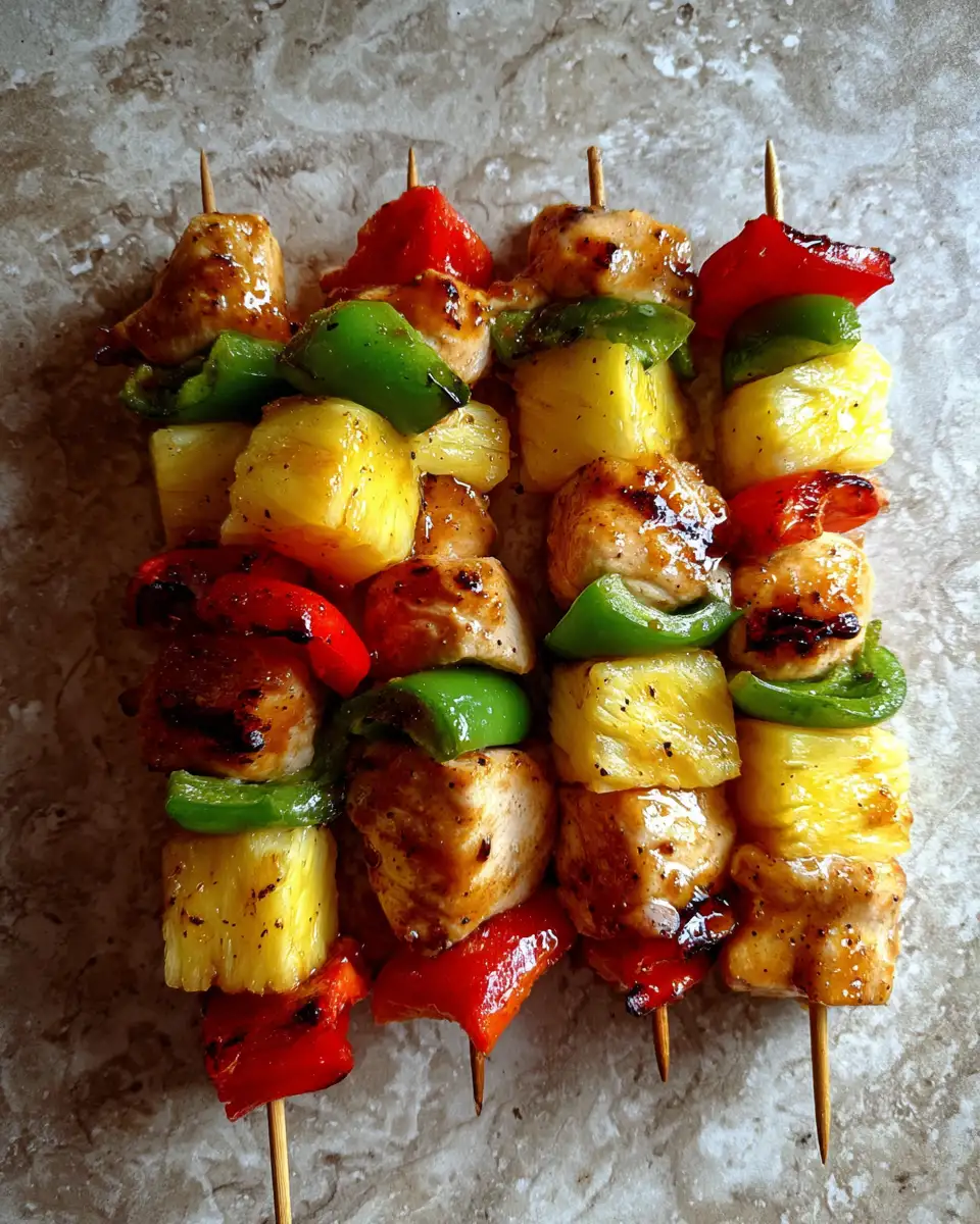Ingredients for Grill Your Way to Paradise with Irresistible Hawaiian Chicken Skewers
