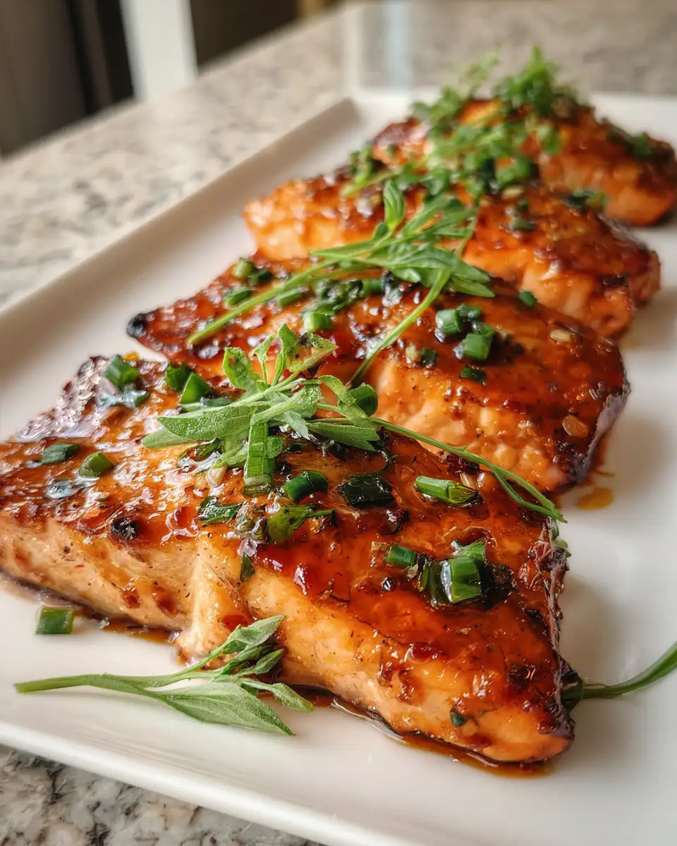 Final dish - Irresistibly Delicious Honey Garlic Butter Salmon Recipe