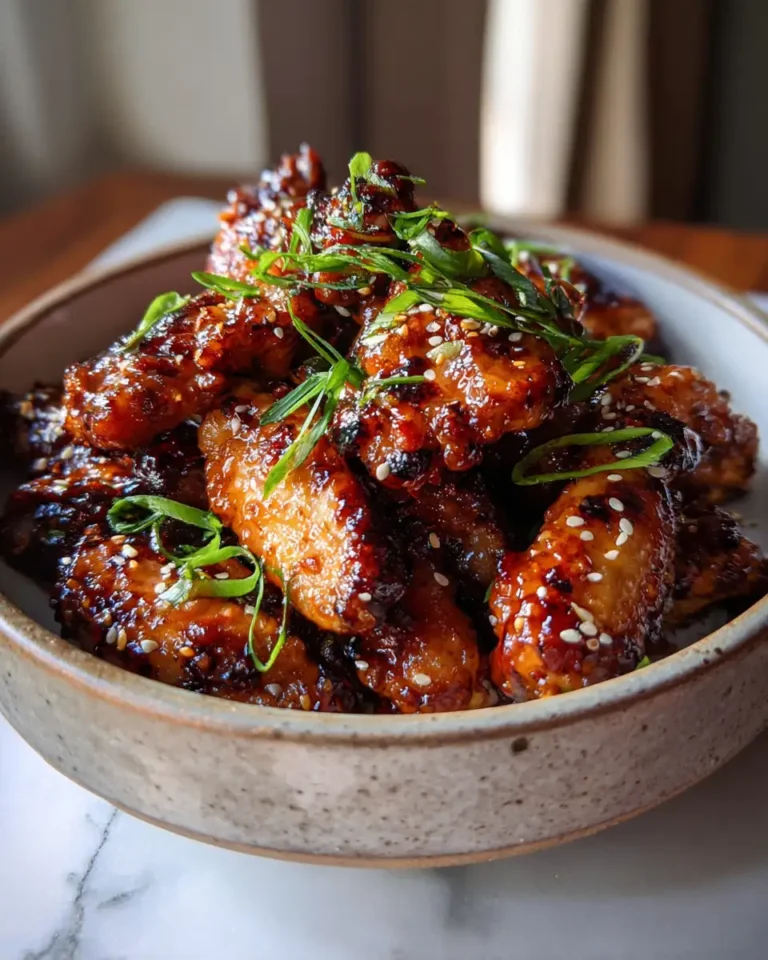 Irresistibly Sticky Honey Garlic Chicken Wings That You'll Crave - Featured Image