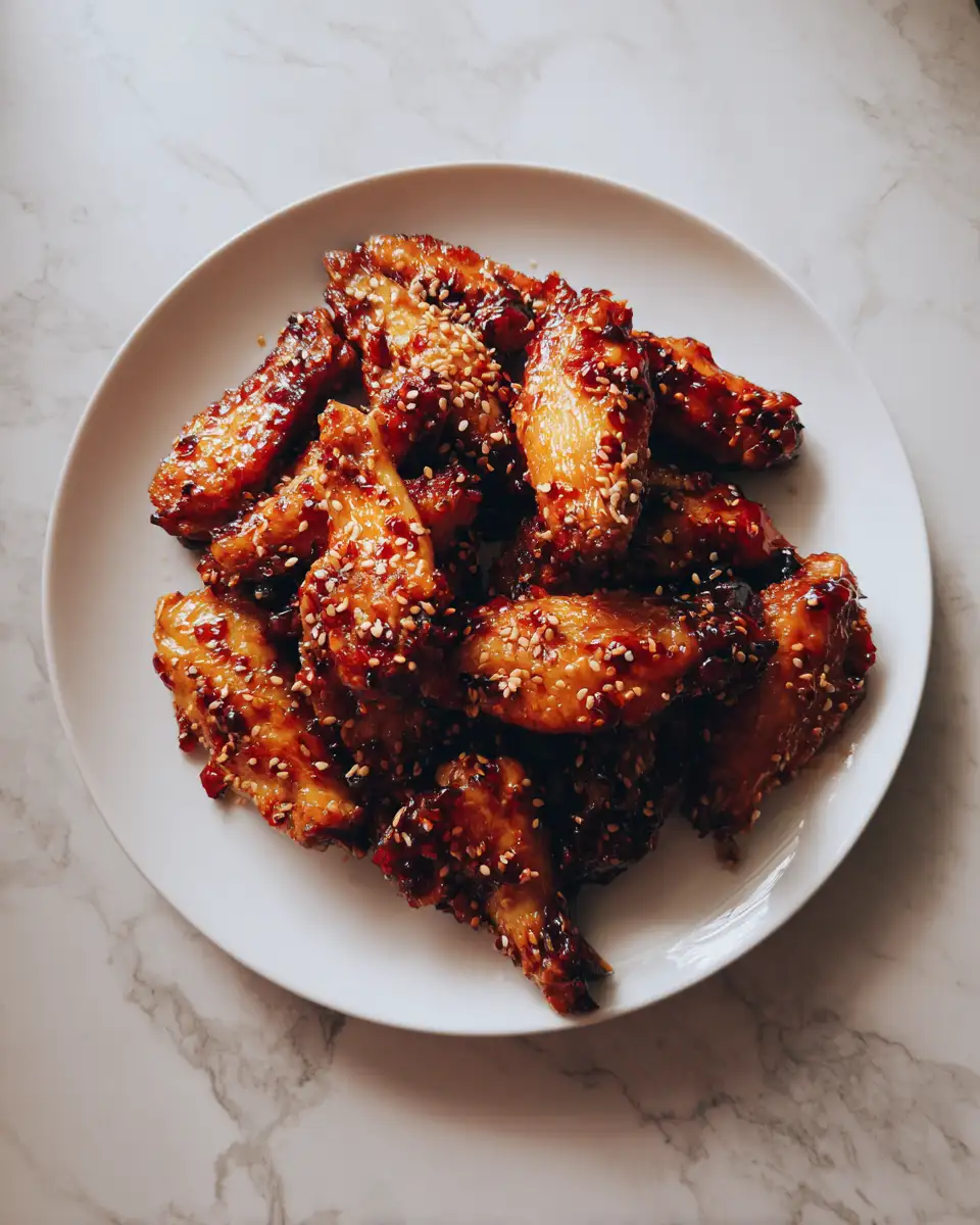 Final dish - Irresistibly Sticky Honey Garlic Chicken Wings That You'll Crave