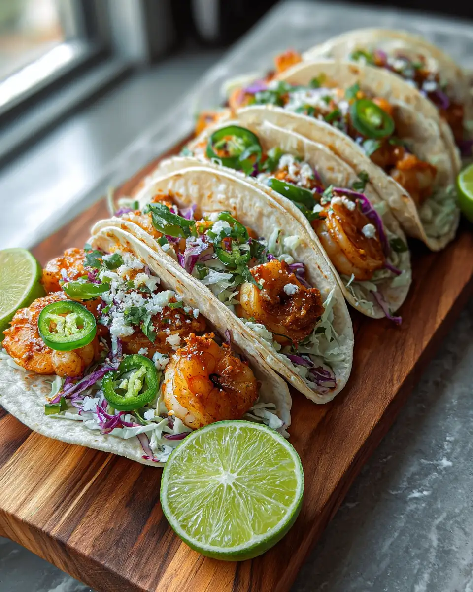 Zesty Delight: Dive into Honey Lime Shrimp Tacos - Featured Image
