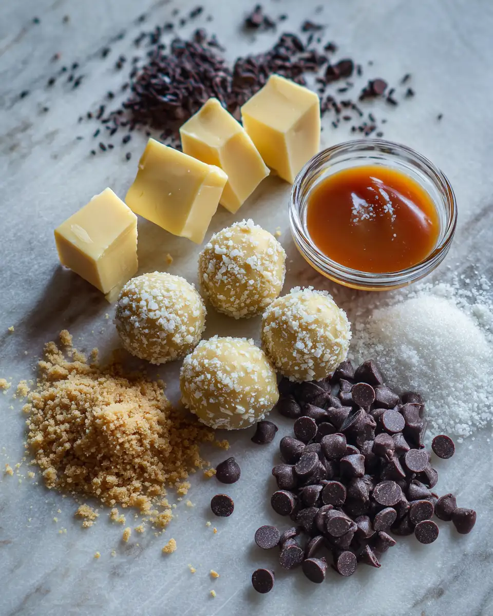 Indulge in Decadence with Salted Caramel Cheesecake Truffles 4 Ingredients for Indulge in Decadence with Salted Caramel Cheesecake Truffles