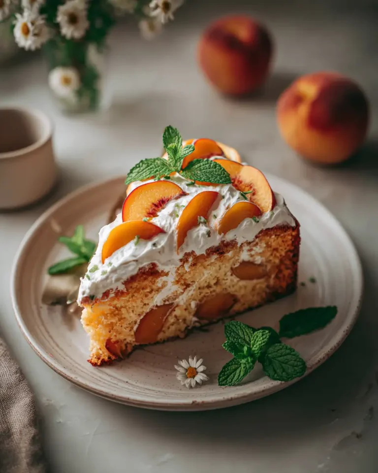 Savor the Season with Our Irresistible Summer Peach Cake - Featured Image