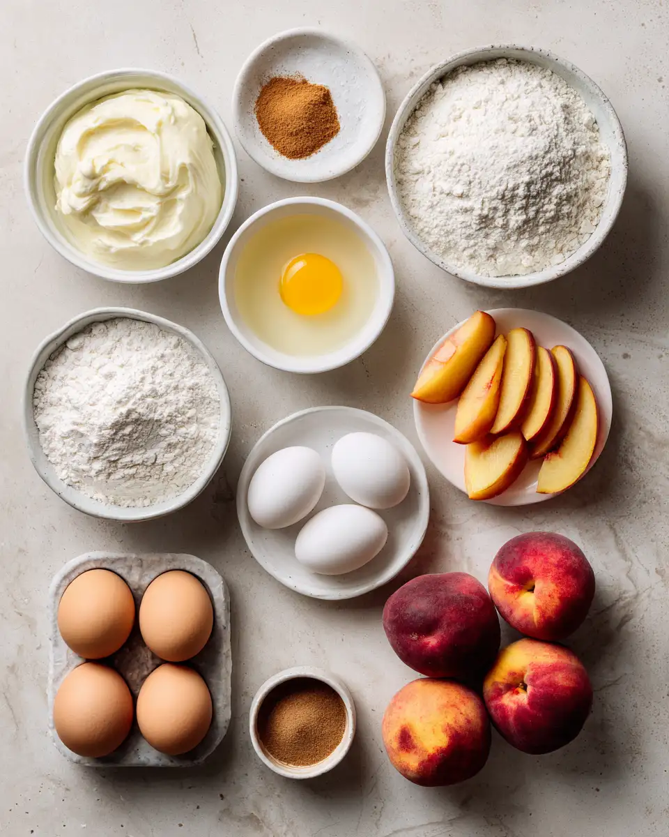 Savor the Season with Our Irresistible Summer Peach Cake 4 Ingredients for Savor the Season with Our Irresistible Summer Peach Cake