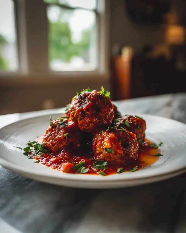 Savory Italian Meatballs in Tomato Sauce That Will Transport You to Italy - Featured Image
