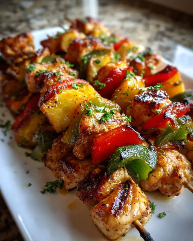 Sweet & Spicy Symphony: Irresistible Jalapeño Peach Chicken Skewers - Featured Image