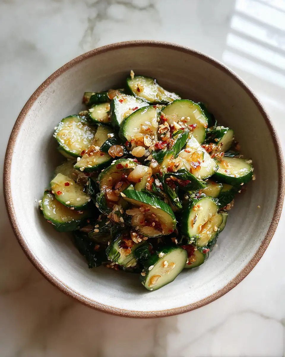 Final dish - Refreshing Crunch: Dive into Korean Cucumber Salad Bliss