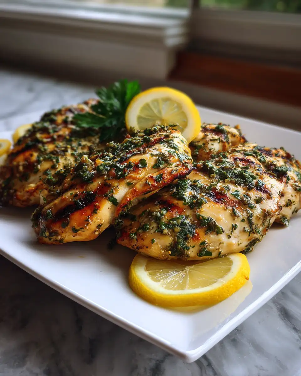 Final dish - Zesty Lemon Herb Grilled Chicken: Your New Favorite Summer Dish