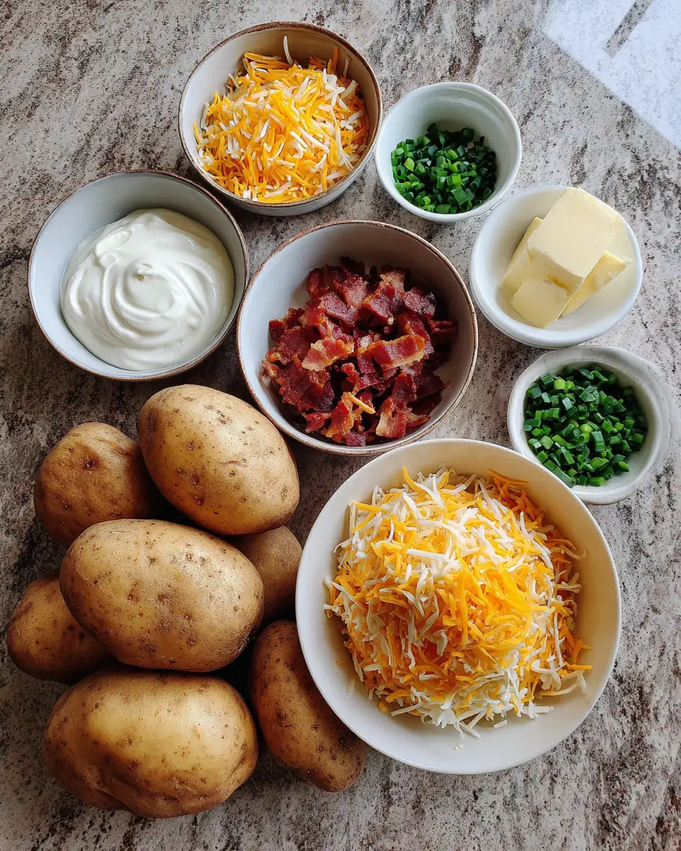 Ultimate Loaded Baked Potato Salad Bliss 4 Ingredients for Ultimate Loaded Baked Potato Salad Bliss