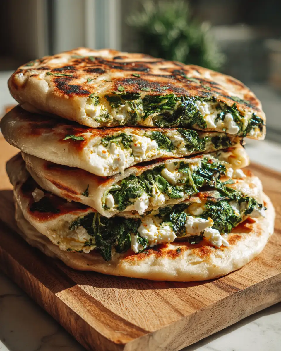 Mediterranean Mint and Feta Stuffed Flatbreads: A Flavorful Escape to the Coast - Featured Image