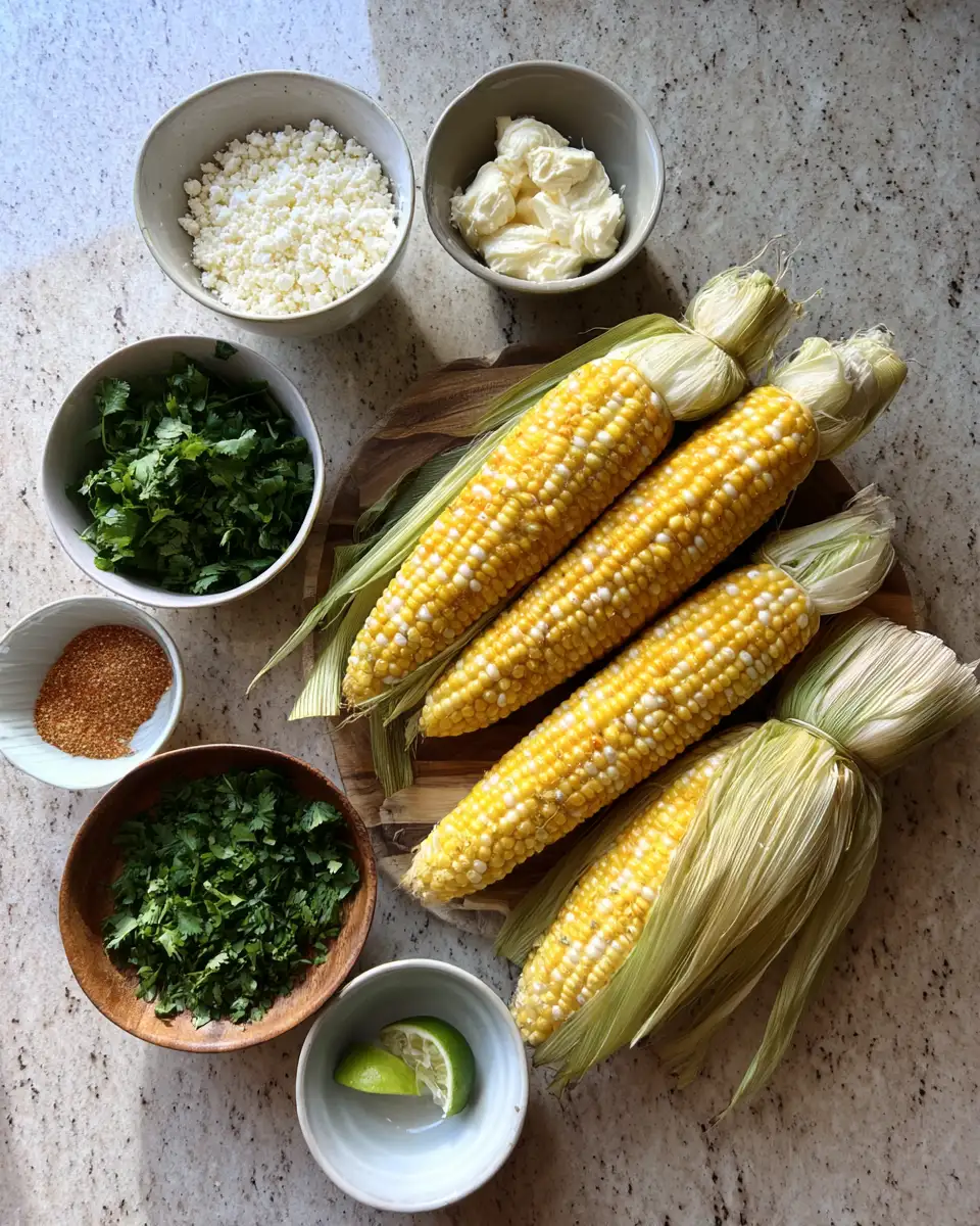 Ingredients for Mexican Street Corn Salad: A Flavor Fiesta in Every Bite