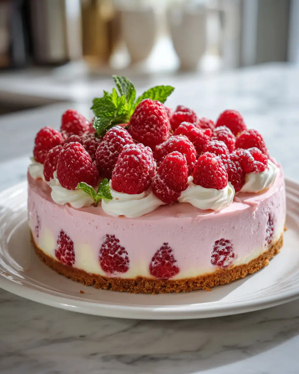 Final dish - Indulge in the Creamy Delight of Mousse Framboises Mascarpone Onctueuse