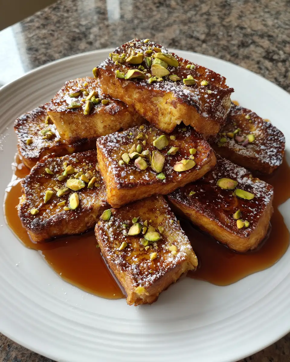 Irresistible Pistachio French Toast Sticks Recipe for a Nutty Breakfast Delight 6 Final dish - Irresistible Pistachio French Toast Sticks Recipe for a Nutty Breakfast Delight
