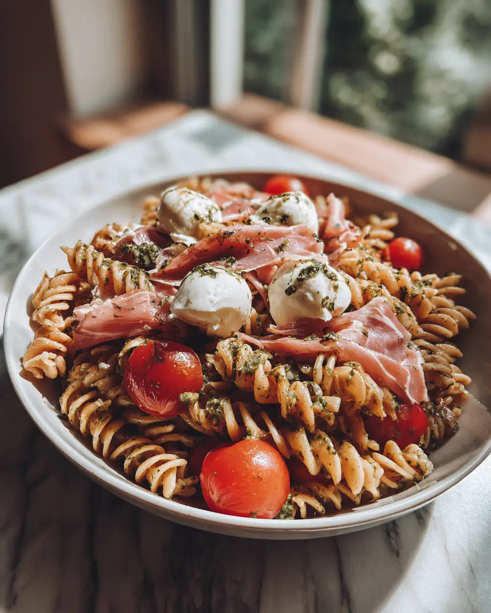 Prosciutto Caprese Pasta Salad: A Flavorful Twist on a Classic Delight - Featured Image