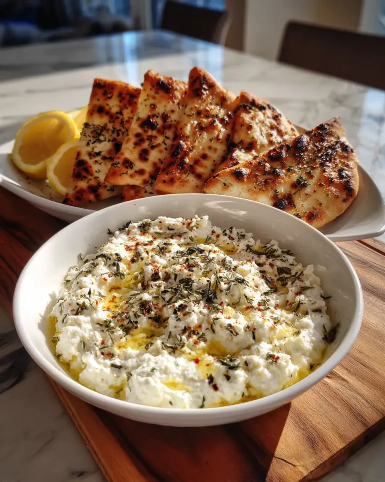 Creamy Indulgence: Dive into the Deliciousness of Roasted Garlic Feta Dip - Featured Image