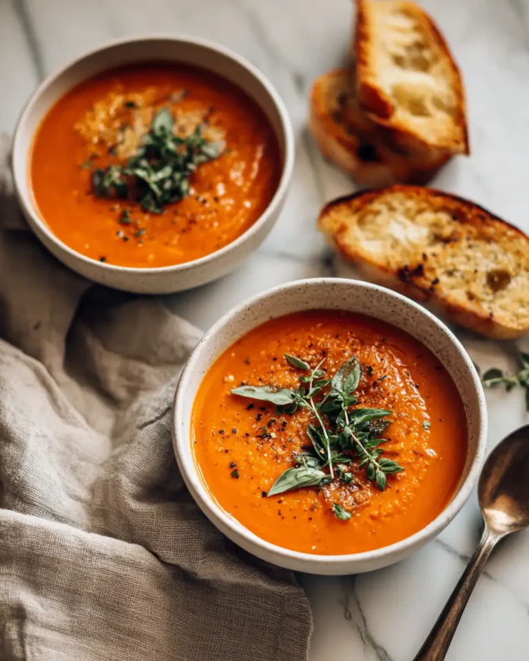 Savor the Richness of Roasted Tomato Basil Soup - Featured Image