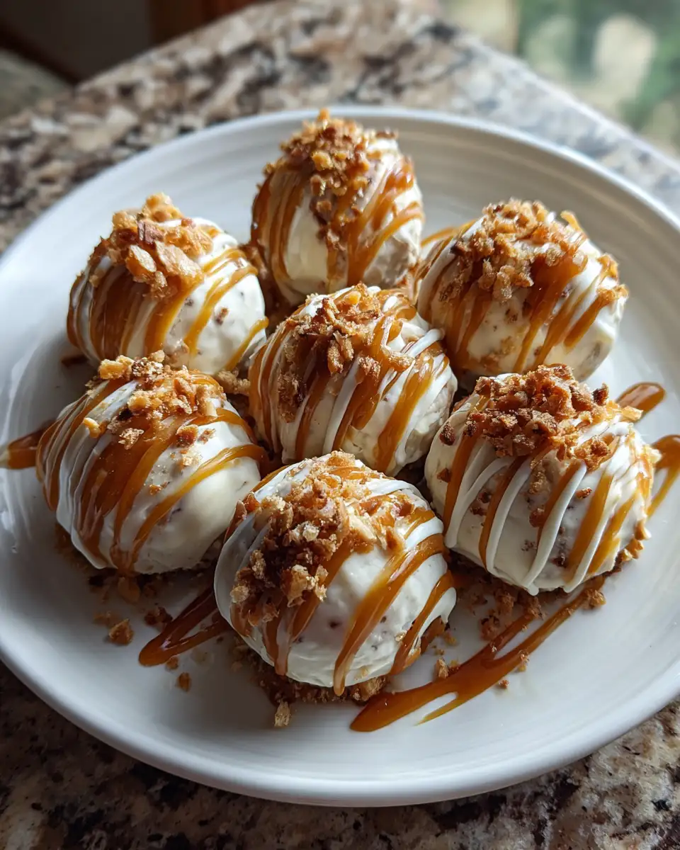 Final dish - Indulge in Decadence: Salted Caramel Cheesecake Truffles Delight