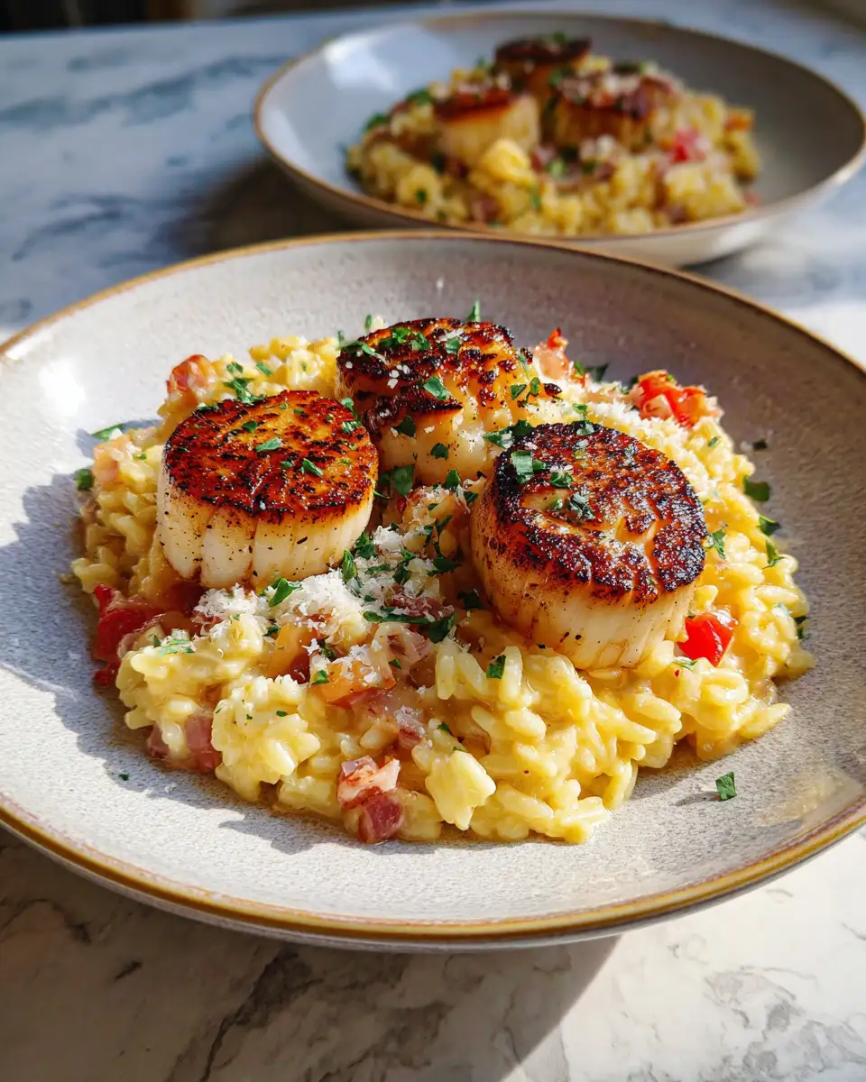 Seared Scallops with Creamy Orzo: Elevate Your Dinner Game - Featured Image