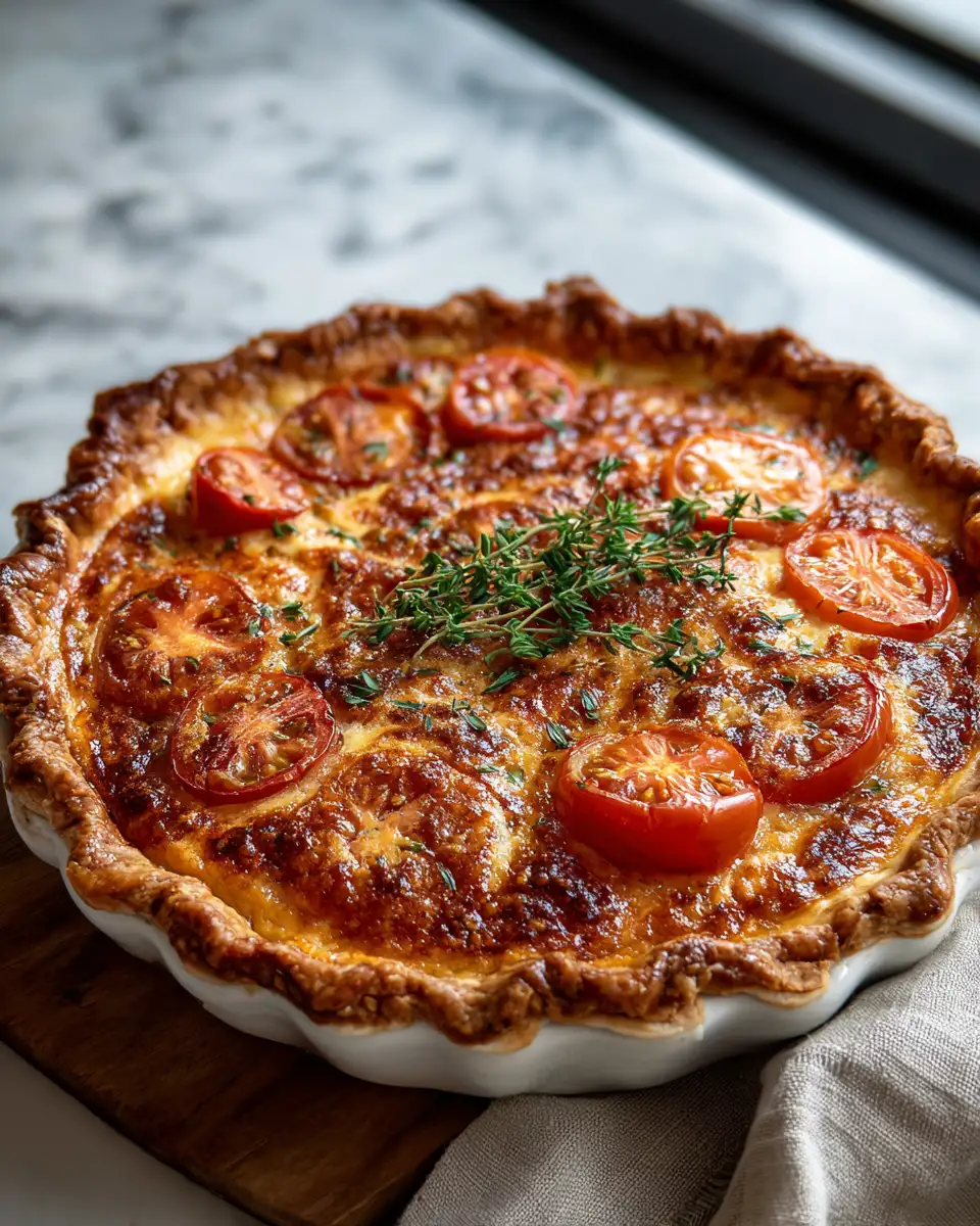 Final dish - Savor the South with a Delectable Southern Tomato Pie Recipe