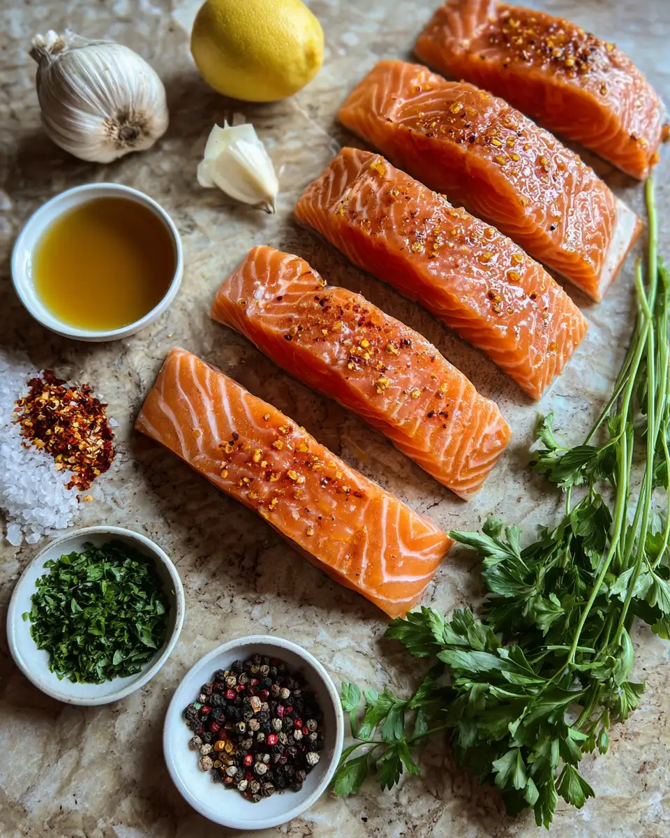 Spice Up Your Dinner with Irresistible Honey Garlic Salmon 4 Ingredients for Spice Up Your Dinner with Irresistible Honey Garlic Salmon