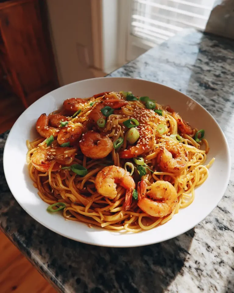 Sizzle and Spice: Irresistible Sesame Shrimp Noodles - Featured Image