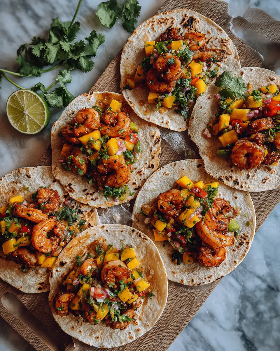 Spice Up Your Taco Night with Irresistible Shrimp and Mango Magic 6 Final dish - Spice Up Your Taco Night with Irresistible Shrimp and Mango Magic