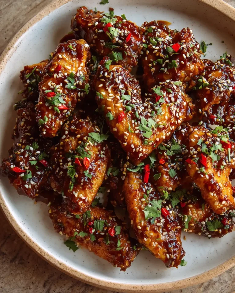 Irresistibly Glazed: Discover the Magic of Sticky Garlic Sesame Wings - Featured Image