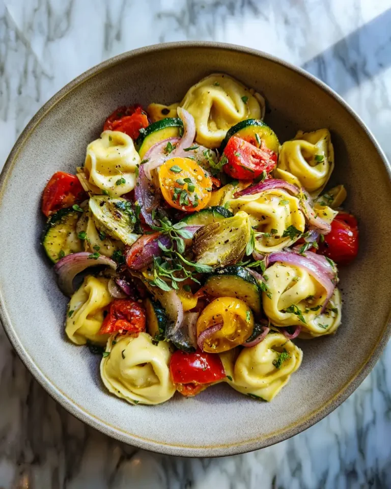 Savor the Season: Tortellini with Fresh Summer Veggies Delight - Featured Image
