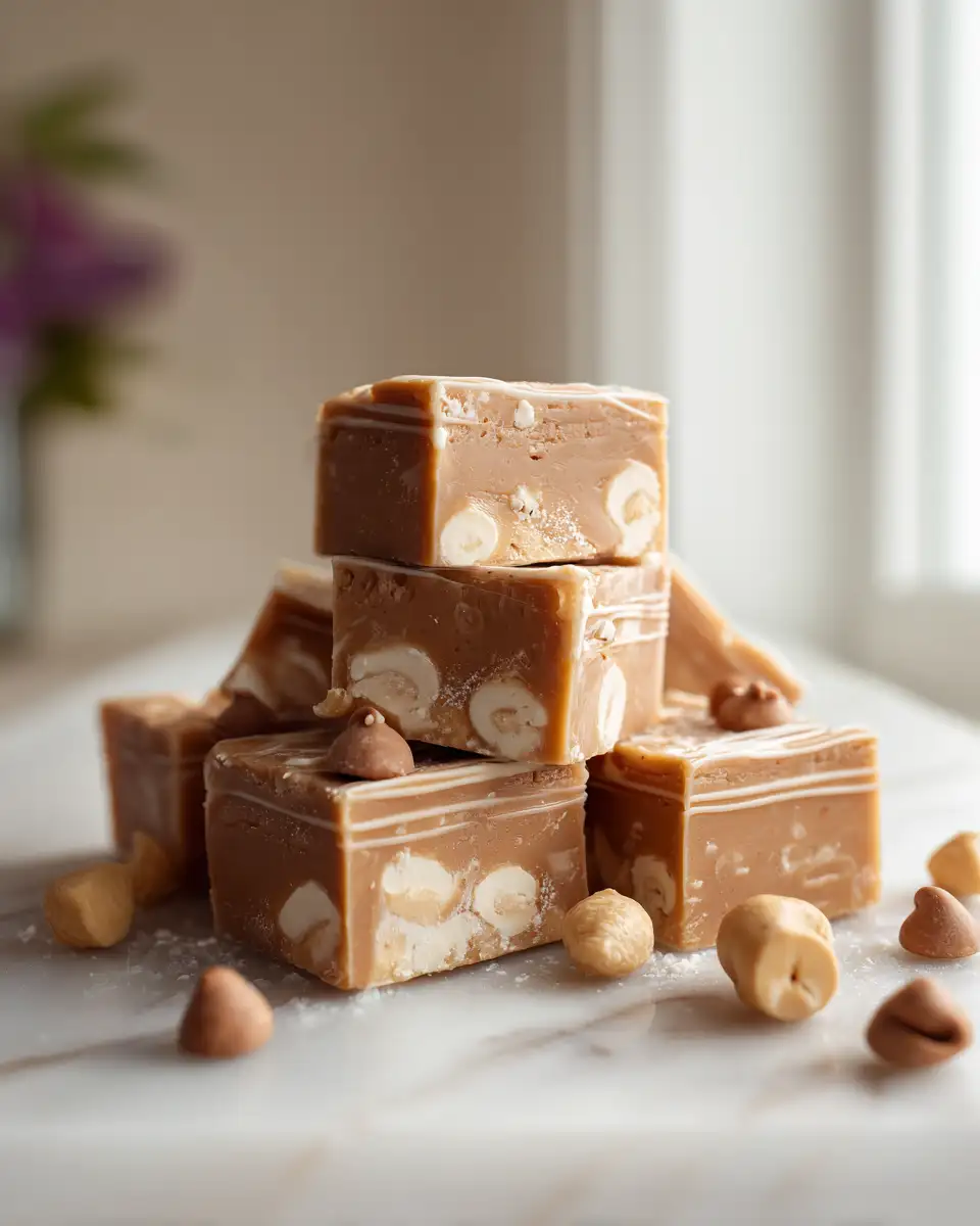 Irresistible White Chocolate Peanut Marshmallow Fudge Delight - Featured Image