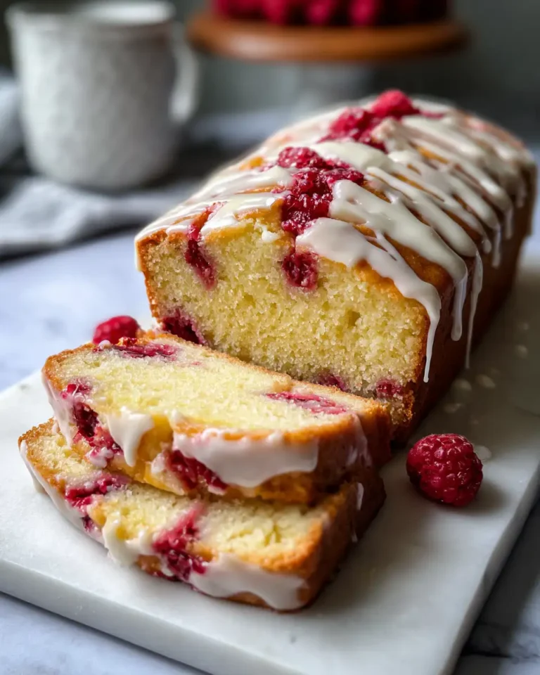 Decadent Delight: White Chocolate Raspberry Loaf Cake Perfection - Featured Image