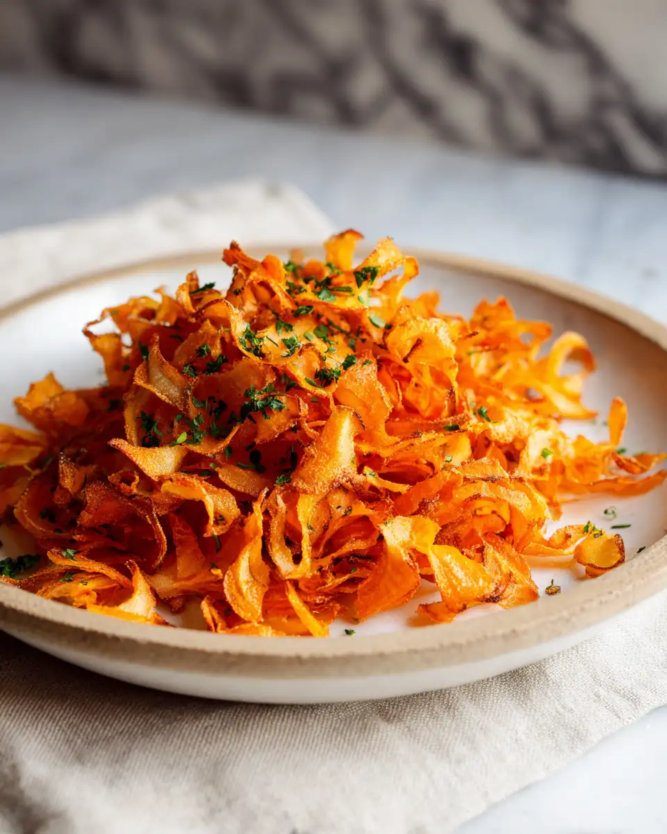 Final dish - Crispy Crunch: Discover the Magic of Air Fryer Carrot Chips