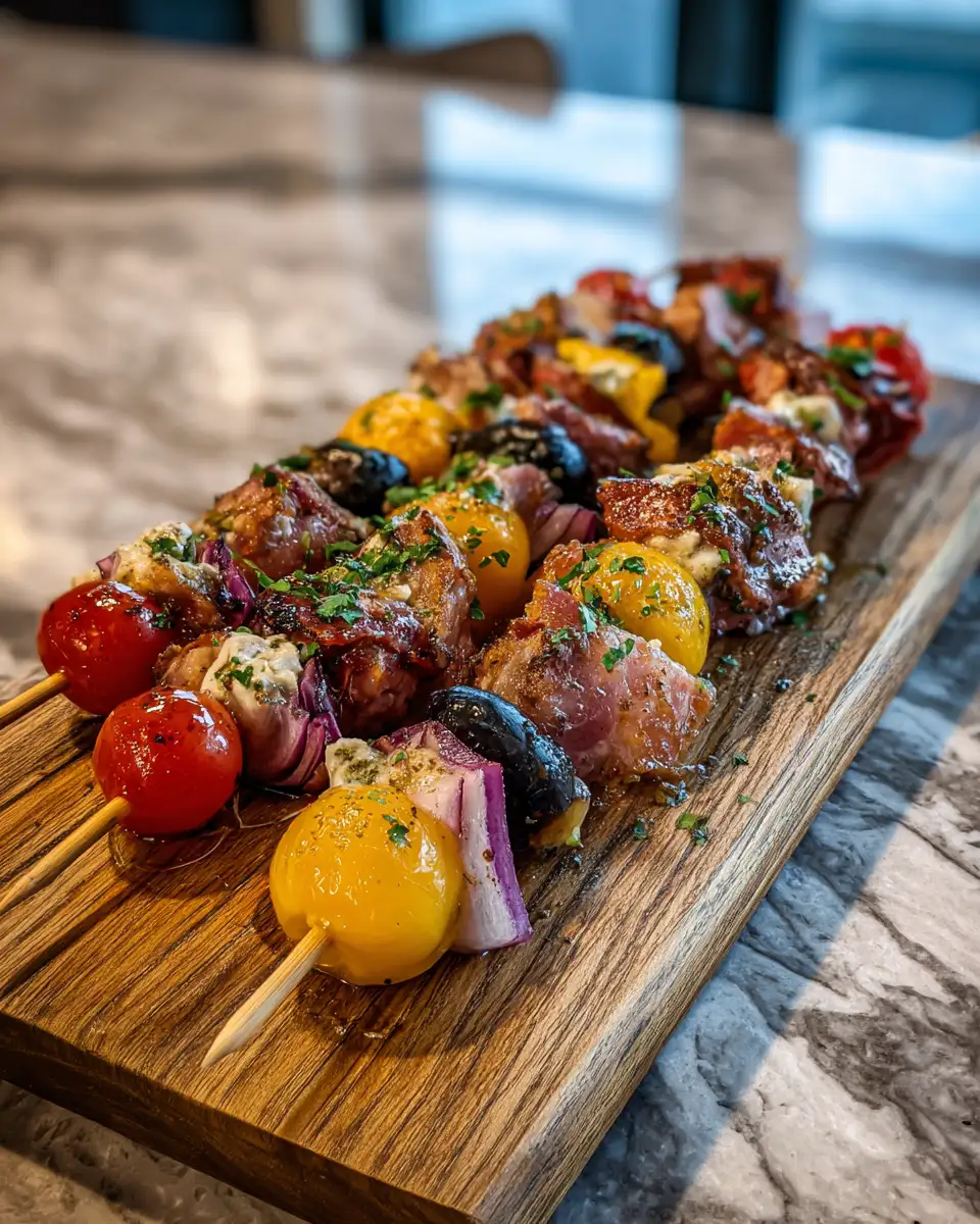 Final dish - Antipasto Skewers: Elevate Your Appetizer Game