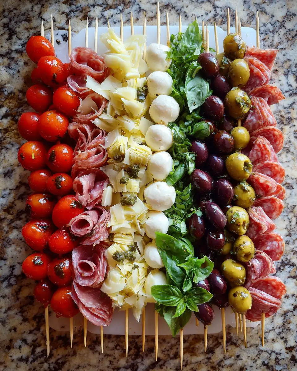 Ingredients for Antipasto Skewers: Elevate Your Appetizer Game