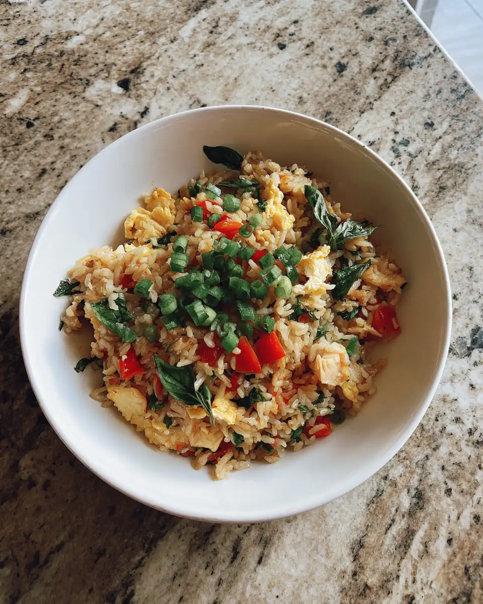 Ingredients for Savor the Flavor: Irresistible Basil Fried Rice Recipe