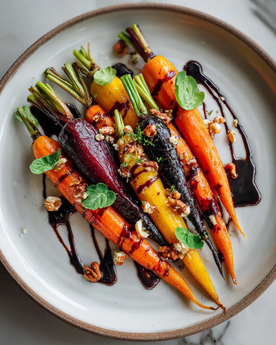 Final dish - Sweet Harmony: Beets and Carrots with Balsamic Glaze