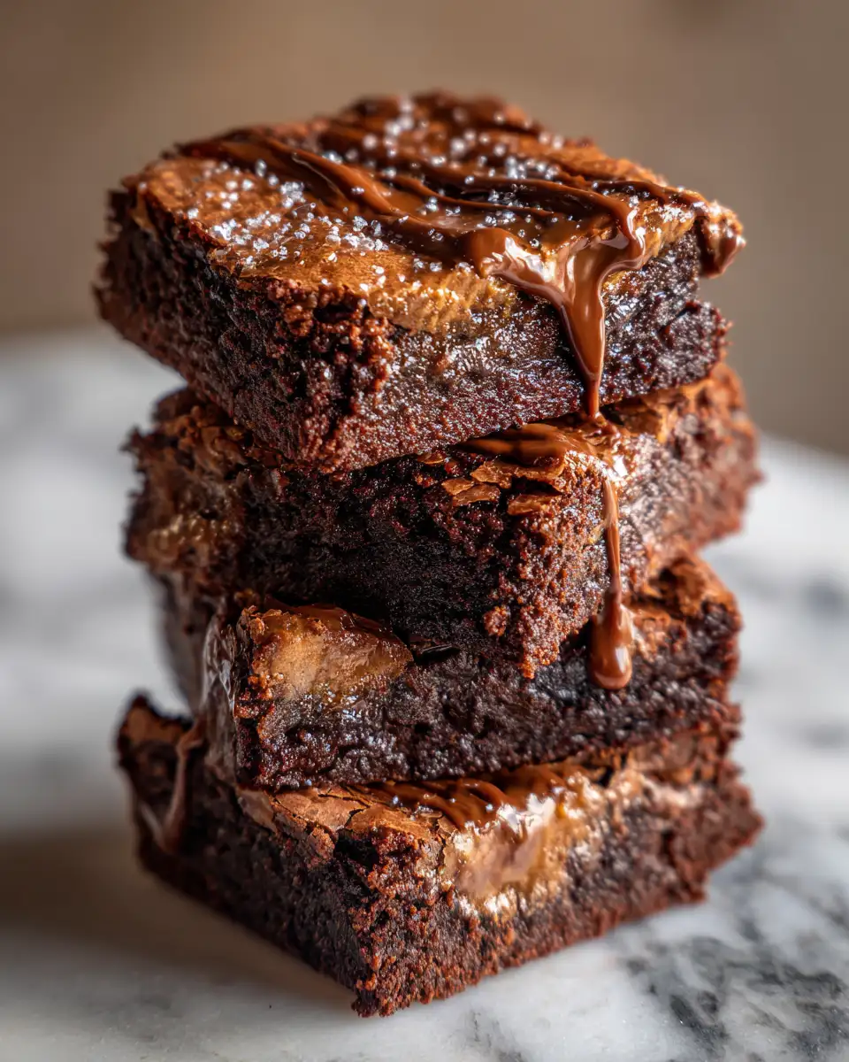 Final dish - Decadent Delight Biscoff Cookie Butter Brownies That Will Melt Your Heart
