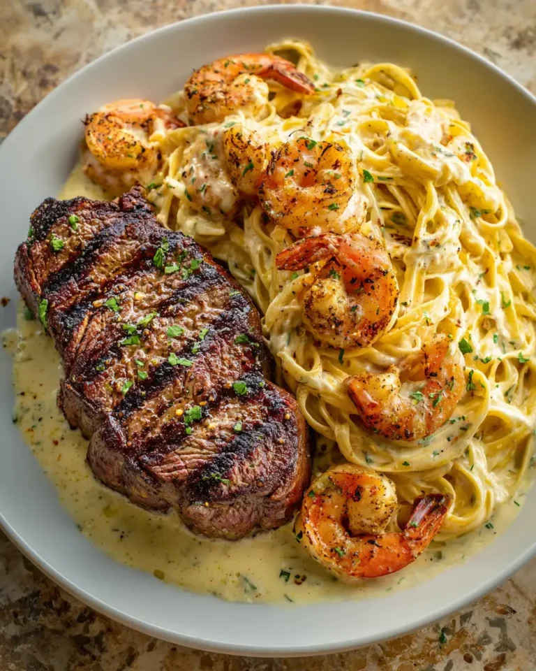 Sizzle and Cream: Master the Art of Blackened Steak and Shrimp Alfredo - Featured Image