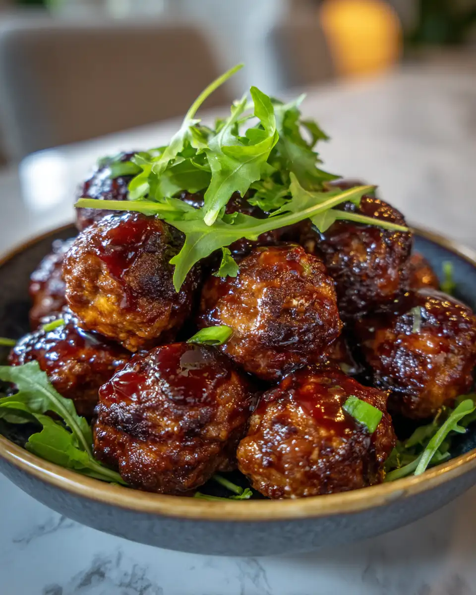 Savory Delight: Bourbon BBQ Bacon Cheeseburger Meatballs Unleashed - Featured Image