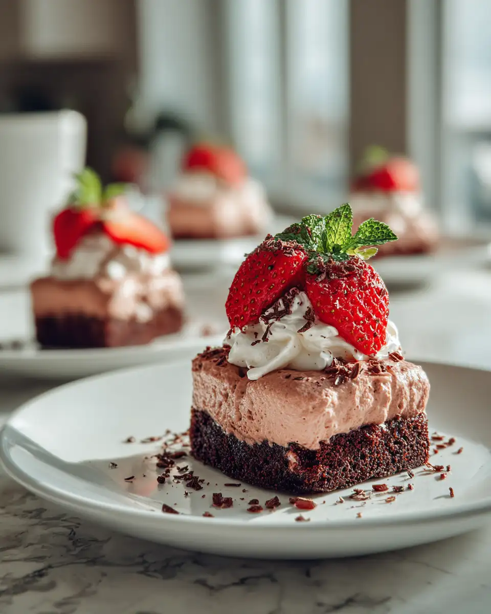 Indulge in Decadence: Brownie Choco Strawberry Mousse Delight - Featured Image