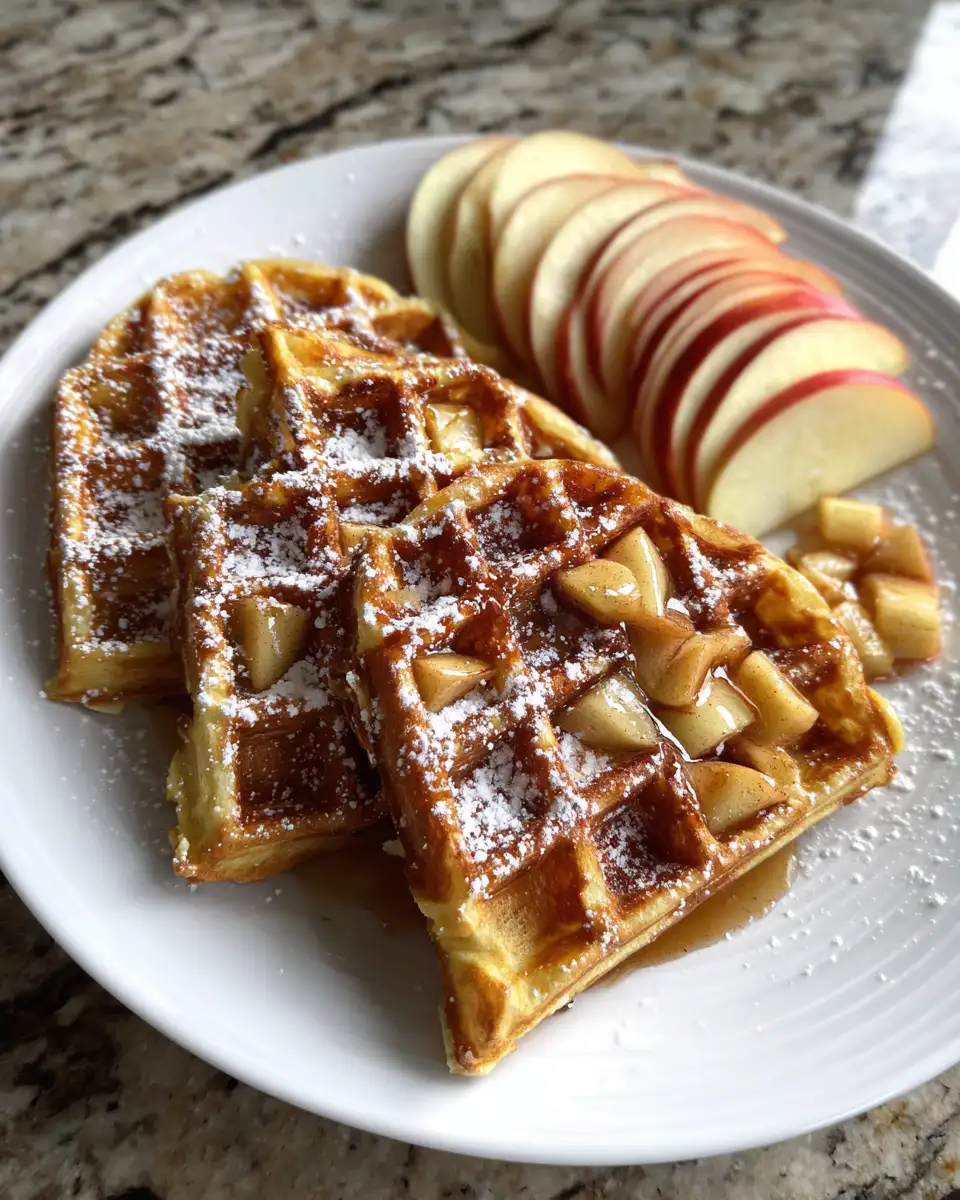 Ingredients for Indulge in Irresistible Caramelized Apple Waffle Pastries